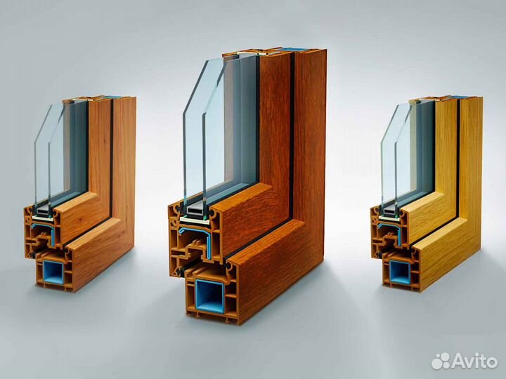 Ремонт окон, стеклопакет Стандарт RAL5626