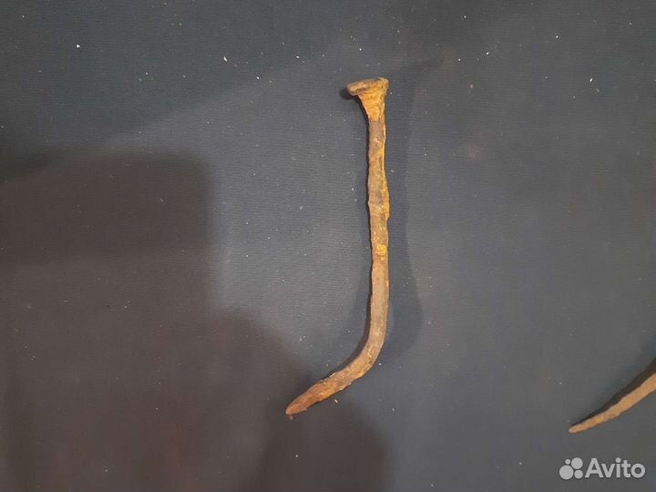 Старинные кованные гвозди 19 век