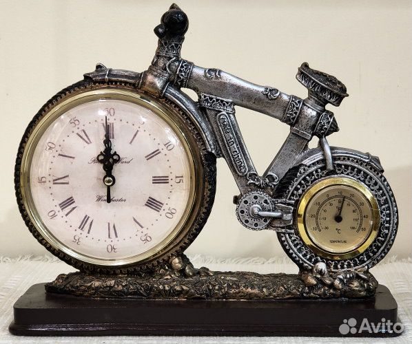 Часы велосипед с термометром