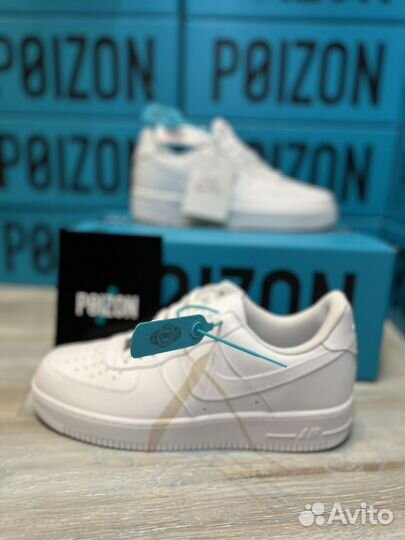 Nike air force 1 07 low white Оригинал (Poizon )