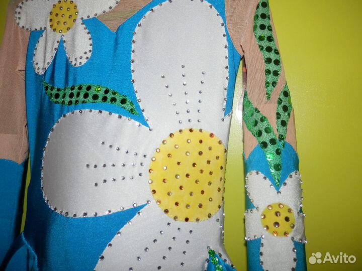 Платье для фигурного катания 110-116см