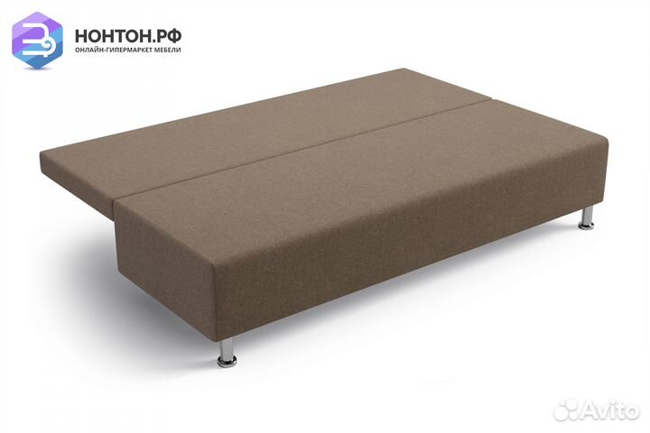 Диван еврокнижка Канна коричневый