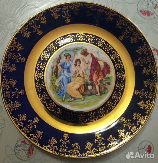 Блюдо Кобальт из серии Мадонна,Чехия