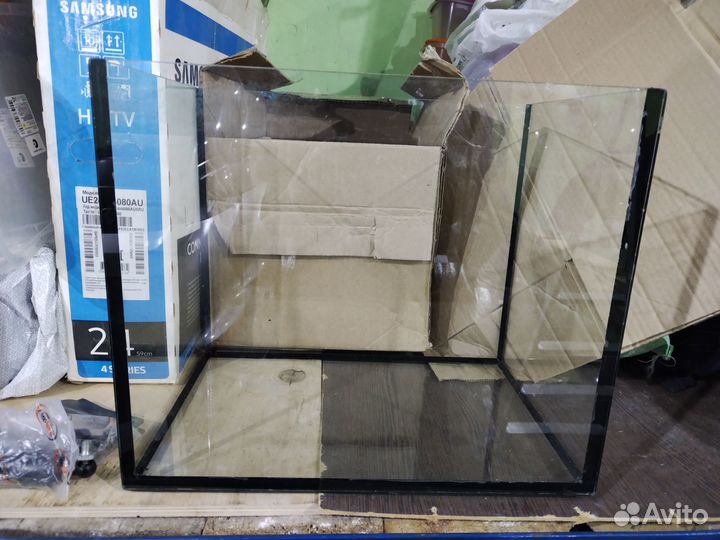 Продам аквариум 25 л.+помпа-фильтр+камни