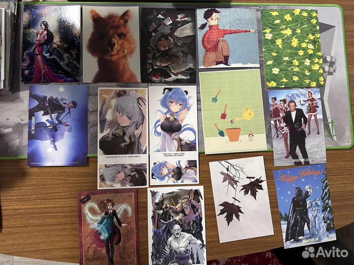 Набор чистых открыток для посткроссинга №5