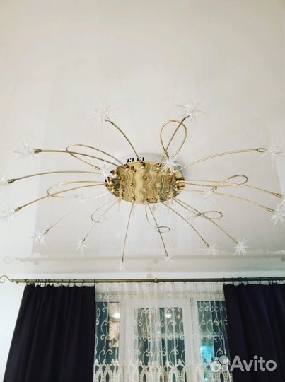 Люстра потолочная бу