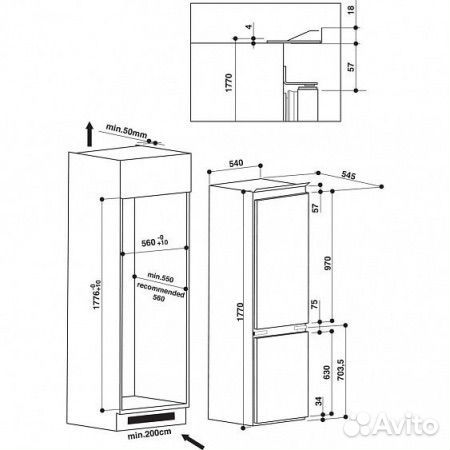 Встраеваемый хололильник hotpoint ariston