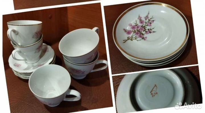 Остатки сервизов винтаж