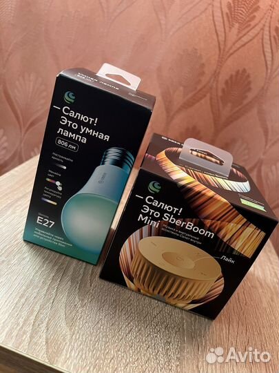 Умная колонка sber boom mini, Желтая