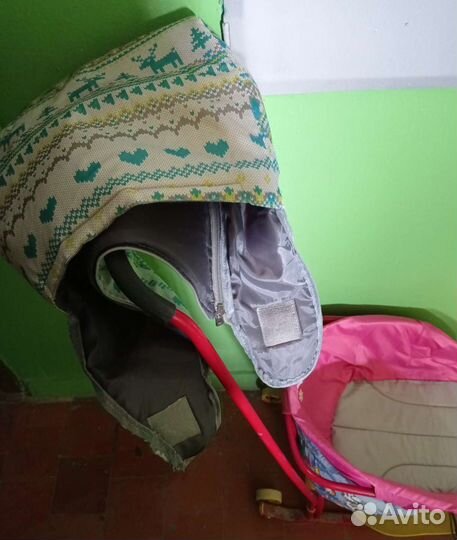 Детские санки с чехлом