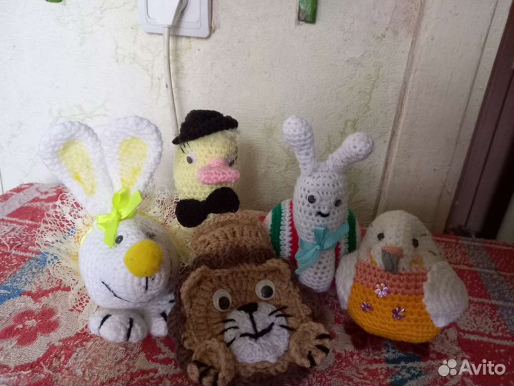 Вязаные игрушки ручной работы