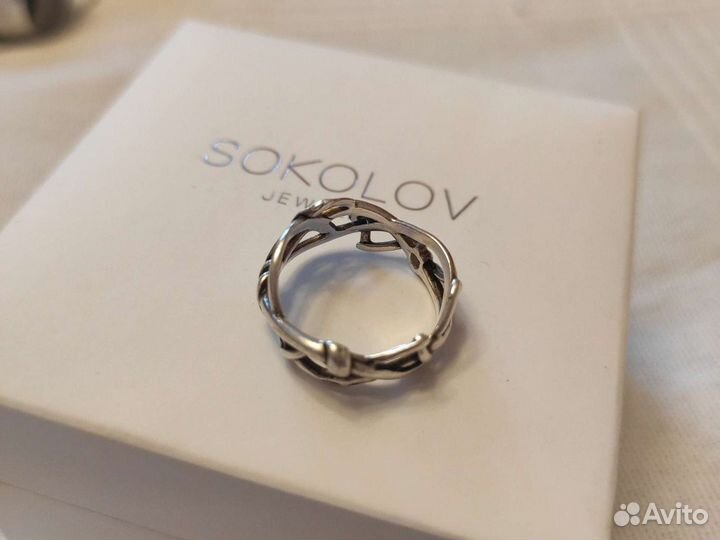 Серебряное кольцо 16,5 размер