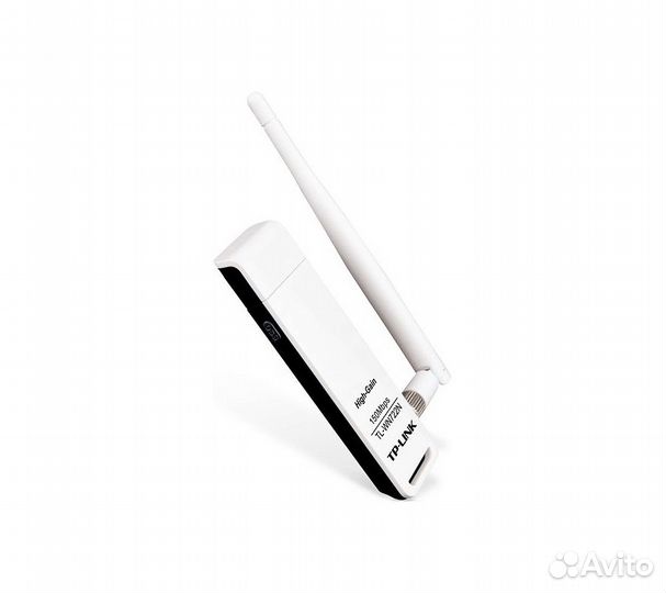 Wi-Fi адаптер TP-Link TL-WN722N, белый