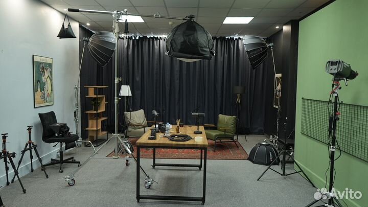 Готовое помещение для студии подкастов