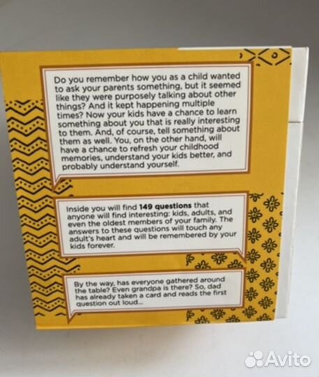 Настольная игра с карточками Conversation family