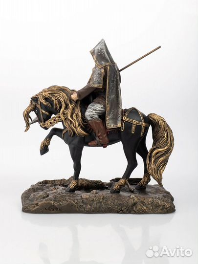 Статуэтка Пересвет на коне (цвет Вернисаж)
