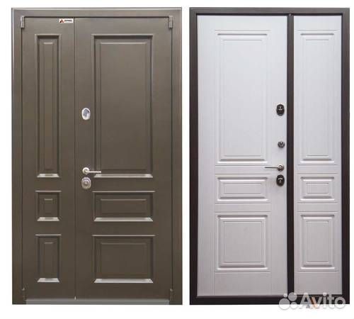 Дверь входная Двустворчатая серии 
