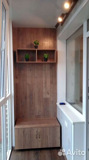 Отделка балконов и лоджий