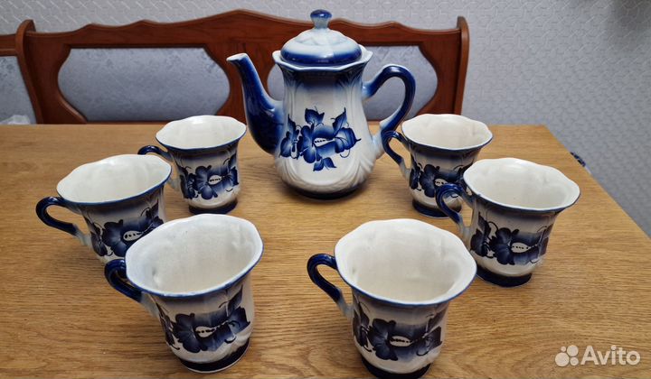 Чайный сервиз Синеокая гжель