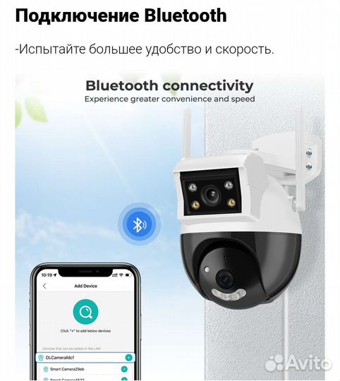 Камера видеонаблюдения wifi уличная