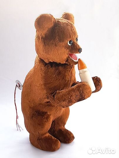 Игрушка Медведь мишка заводной СССР
