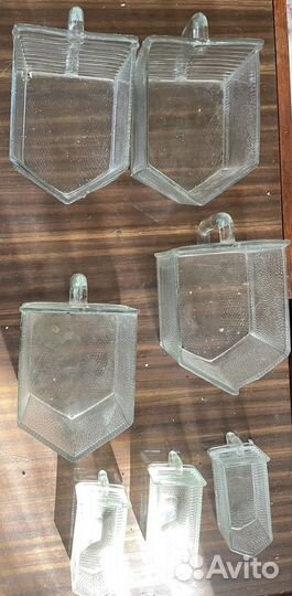 Стеклянные ящички для хранения