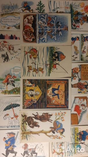 Открытки Советский художник. Москва. 1968г