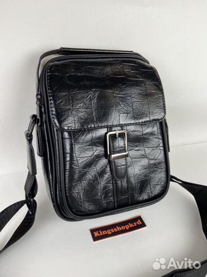 Сумка мужская натуральная кожа