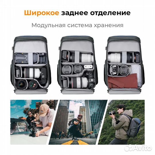 Фоторюкзак K&F Concept 25L KF13.128V2