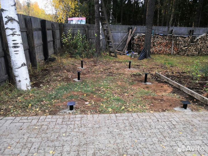 Установка под ключ винтовых свай