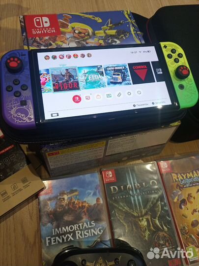 Nintendo switch oled splatoon 3
