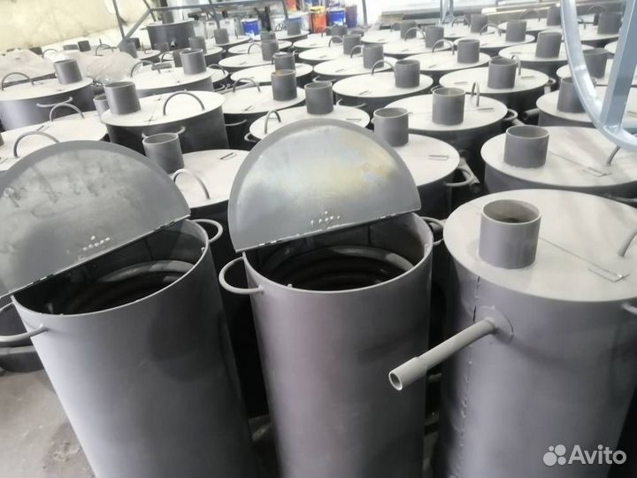 Водонагреватель бассейна змеевик дровяная печь