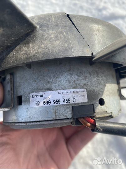 Вентилятор охлаждения skoda fabia