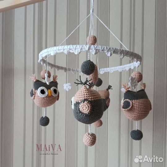 Мобиль на кроватку ручная работа