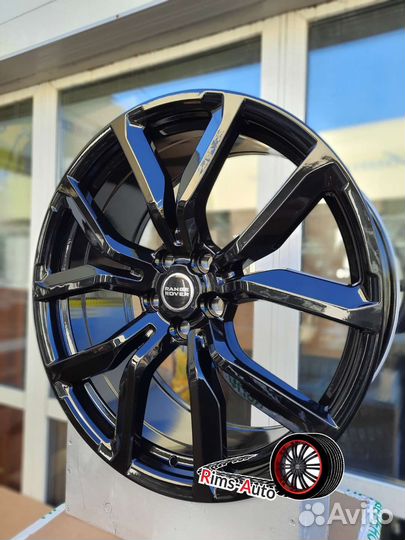 Диски на land rover r22 5x120 чёрный глянец