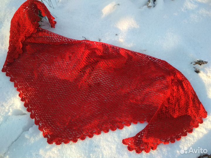 Шаль, ручная работа