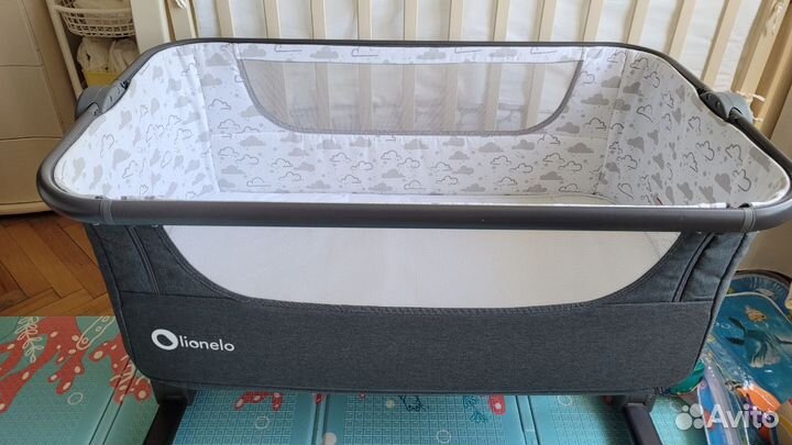 Детская приставная кроватка Lionelo Timon