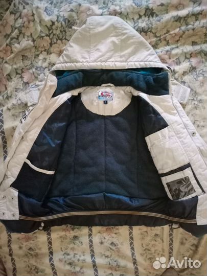 Куртка детская зимняя с капюшоном для мальчика р.6