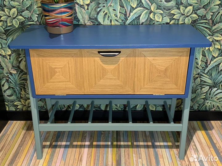 Тумба под тв хайборд массив шпон