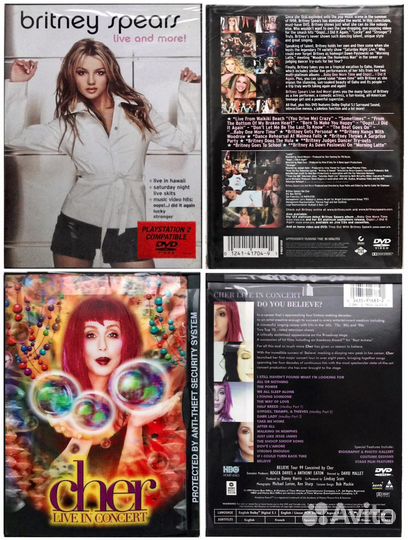 Коллекция музыки на оригинальных DVD пр-ва США