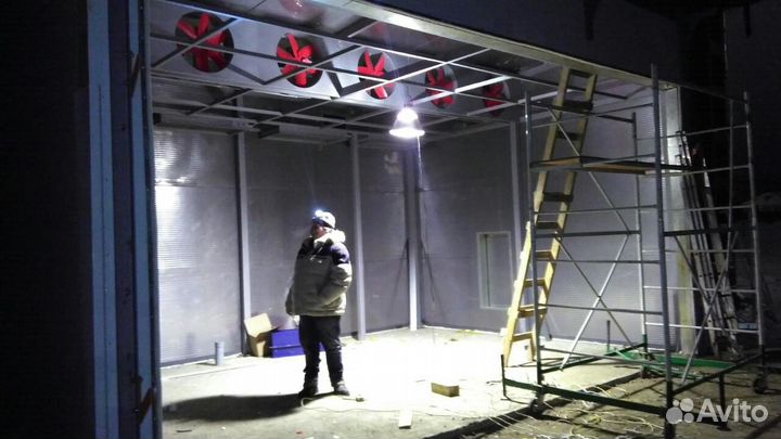 Сушильные камеры древесины - осевые вентиляторы