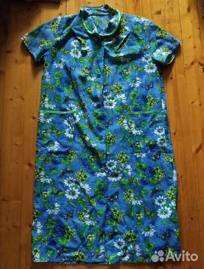 Халат 2 шт хб ночнушка