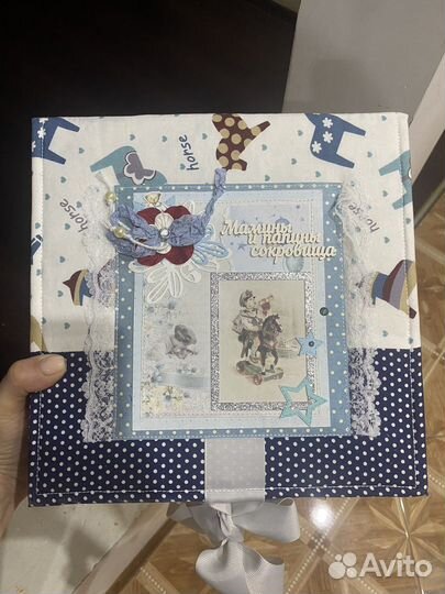 Фото альбом для новороженных (ручная работа )