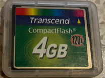 Карта памяти compact flash 4gb