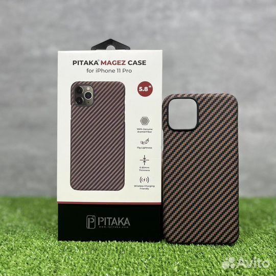 Pitaka для iPhone 11 Pro/11 Pro Max золотой