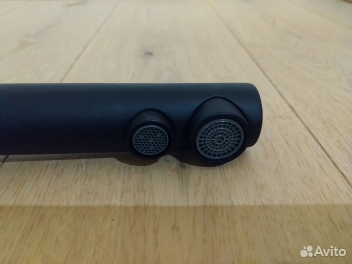 Смеситель для кухни с фильтром черный flumen fulda