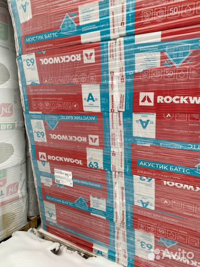 Утеплитель Rockwool Акустик Баттс