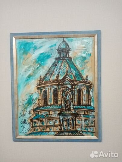 Картина графика обстракция