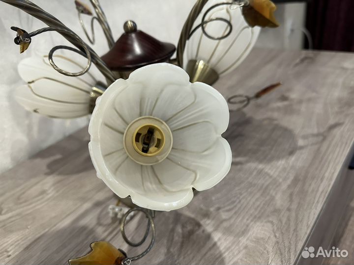 Люстра потолочна бу