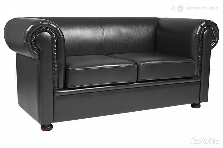 Диван офисный двухместный Честер лайт 7049388